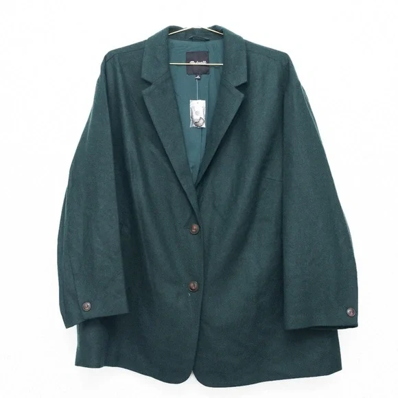 Madewell. Plus size Wool Brushed Dorset Blazer. - Picture 2 of 11
